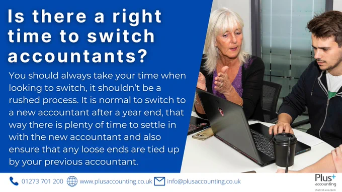 Graphic - Is there a right time to switch accountants?