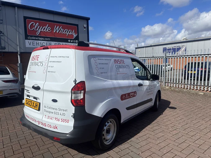 Insite Contracts Transit Courier part van wrap