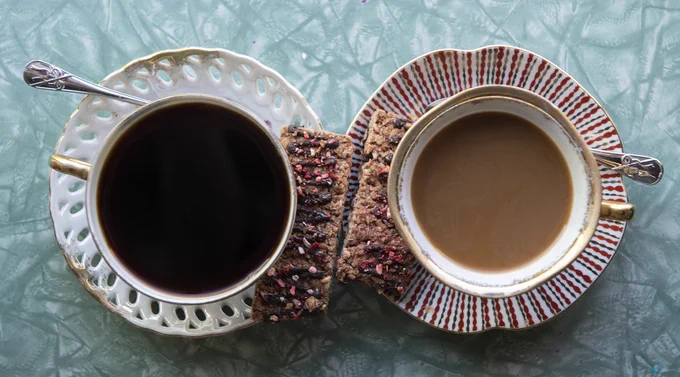 2 Cups of tea and cake