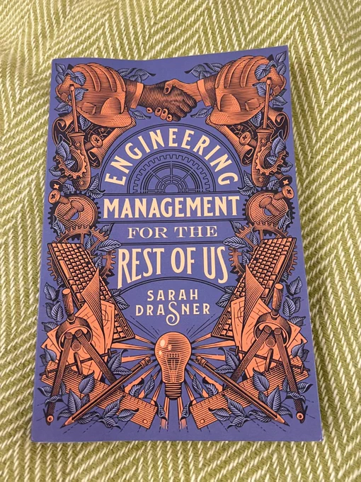 A book called `Engineering Management for the Rest of Us` on a green and white background 