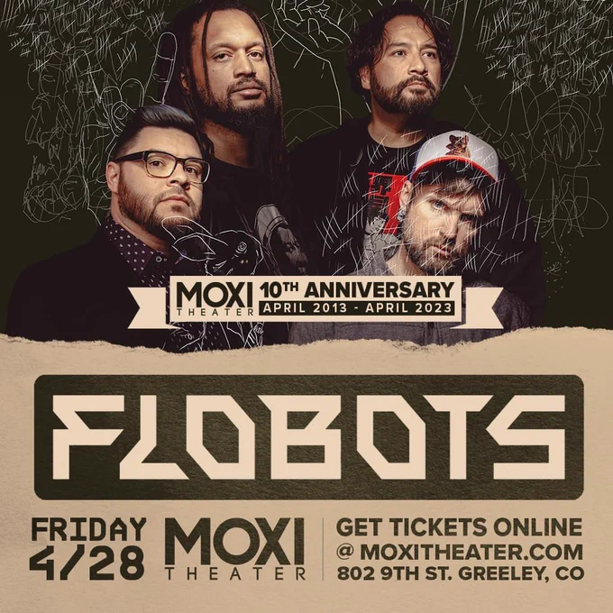 Flobots at the Moxi Theater in Greeley, COLORADO, on Friday, April 28th.