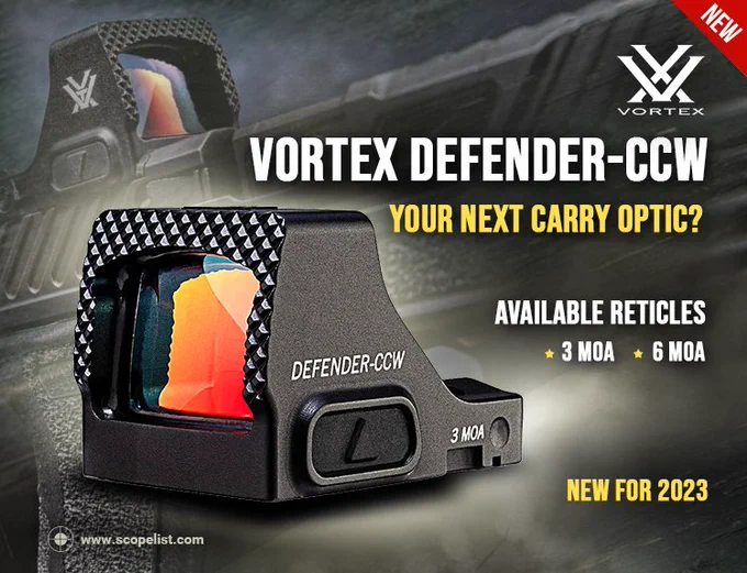 Vortex Defender CCW – Your Next Carry Optic - Scopelist Blog