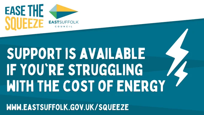 Text saying ‘Support is available if you’re struggling with the cost of energy’