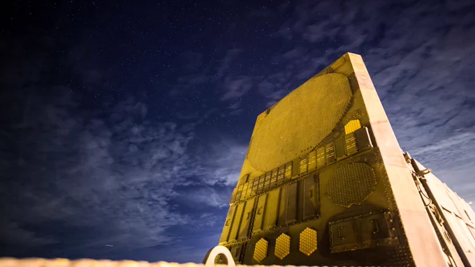 The Patriot air and missile defense radar.