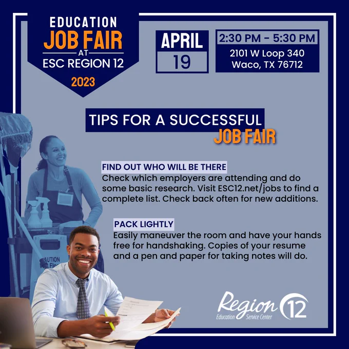 2023 Education Job Fair - Tips part 1