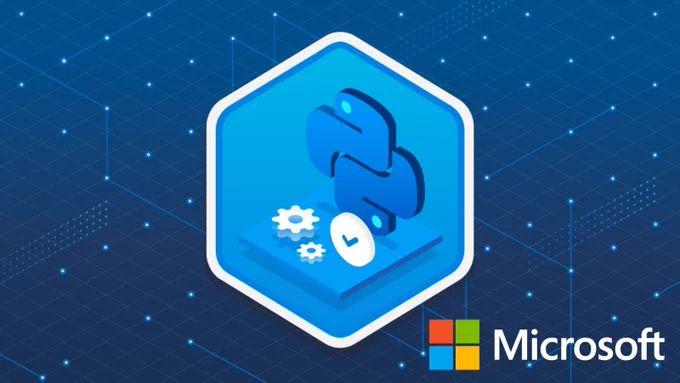 Portada del curso de Python desde cero de Microsoft