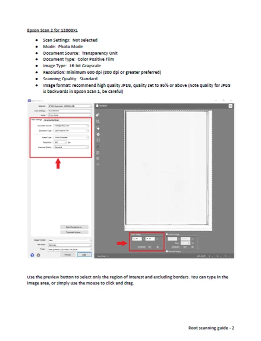 Screenshot of page in document showing scanning software interface for demonstration purposes only, follow link for machine readable PDF.