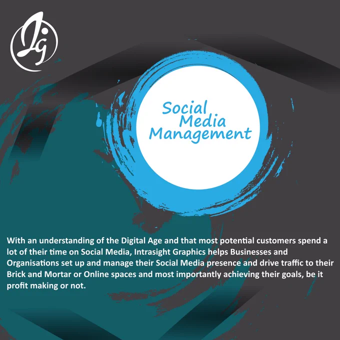 With an understanding of the Digital Age and that most potential customers spend a lot of their time on Social Media, Intrasight Graphics helps Businesses and Organisations set up and manage their Social Media presence and drive traffic to their Brick and  Mortar or Online spaces and most importantly achieving their goals, be it profit making or not.

Allow Intrasight Graphics to help with your Social Media presence!

Office 413, 4th Floor, Executive Chambers, Cnr George Silundika Avenue & 1st Street, Harare, Zimbabwe
 263735645077
design@intrasightgraphics.com

#intrasightgraphics
#creatinganimagethatlingers
#designdiarieszw
#socialmedia
#socialmediamanagement 
#socialmediapresence
#traffic
#digitalage
#digitaltools