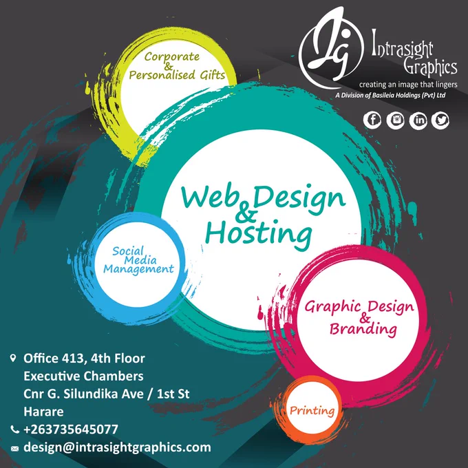 Intrasight Graphics a full-service Digital Marketing Agency.

We offer Web Design and Hosting, Graphic Design and Branding, Social Media Management and Strategy, Corporate and Personalised Gifts, and Printing Services to help you get the most out of your business.

Whether you're a start-up or an established business, we can help you make the most of your online presence.

Our services are designed to make your life easier. Whether you need a Website, a new Logo, or some custom gifts for your company's next big event, we've got you covered.

Intrasight Graphics has the best designers who have more than 20 years of experience in design, not only do they know how to design but are able to see within themselves to bring out the creativity and innovation that enables us to create an image that lingers for our clients. We believe that when you have no image, you have no influence.

Reach out to us!