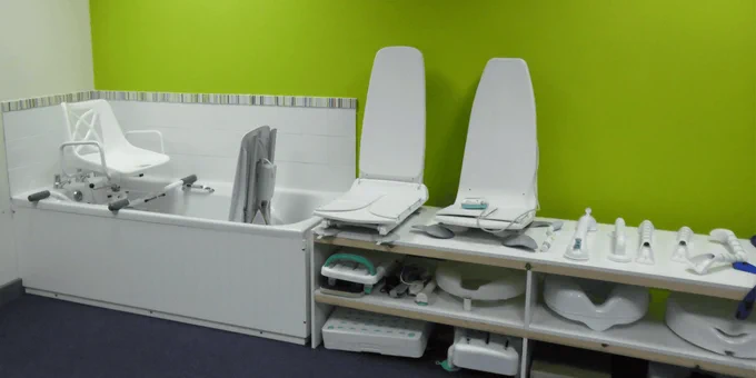 An image of a room with bathroom equipment in 