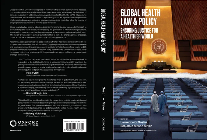 Book Cover - Global Health Law & Policy