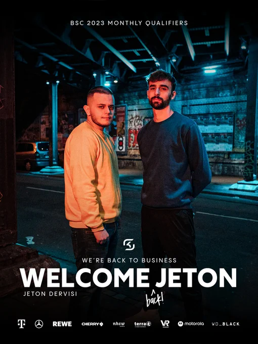 Welcome back, Jeton!