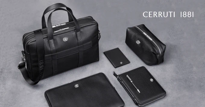 Cerruti 1881 Bags & Travel accessories Business gifts & Corporate gifts in HK & China
https://b2bgiftsshop.com/blogs/news/cerruti-1881-bags-travel-accessories-business-gifts-corporate-gifts-in-hk-china-1

The Regent line is an exhaustive collection of bags, small leather goods, writing instruments & accessories. In accordance with the DNA of the brand, this line combines cutting edge material innovation with classical shapes. Crisp chrome metal signatures add the perfect final touch.

1, Travel bag Regent black
In accordance with the DNA of the brand, this line combines innovative material innovation with classical shapes. Crisp chrome metal signatures add the perfect perfecting touch. This weekend bag is light, soft, and roomy: the perfect travel companion. 
https://b2bgiftsshop.com/products/travel-bag-regent-black

2. Document bag Regent black
This document bag has many compartments, allowing for the perfect organization of your everyday essentials. 
