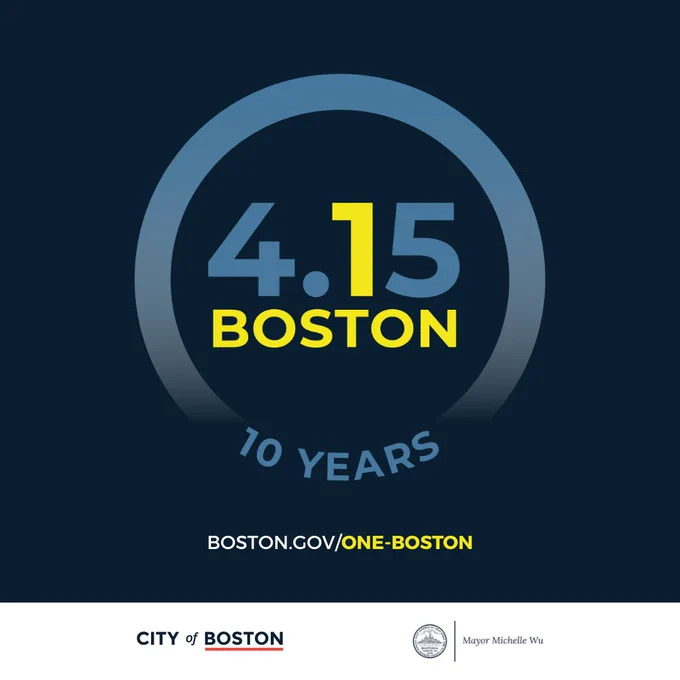 graphic with text: 4/15 Boston boston.gov/one-boston
