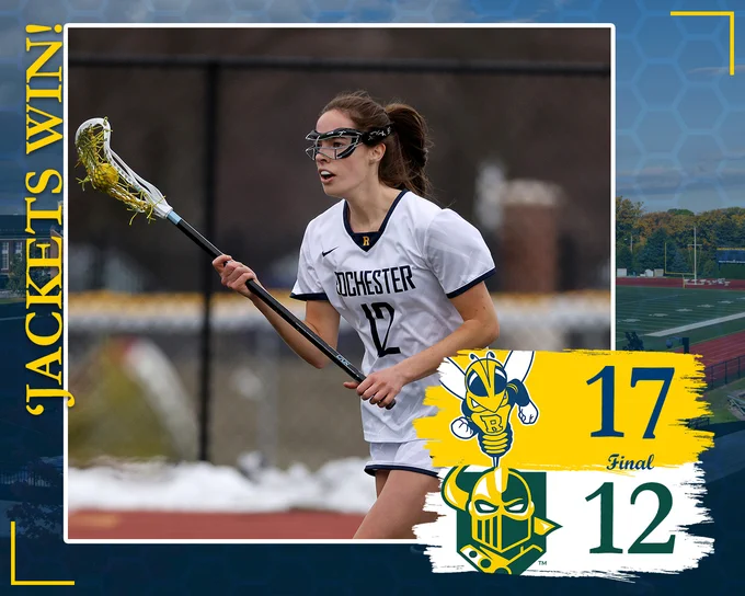 Lacrosse Final Score: UR 17, Clarkson 12
