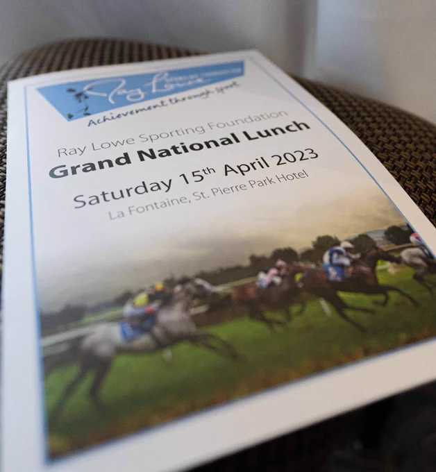 A Grand National programme ahead of the Ray Lowe Sporting Foundation Lunch.