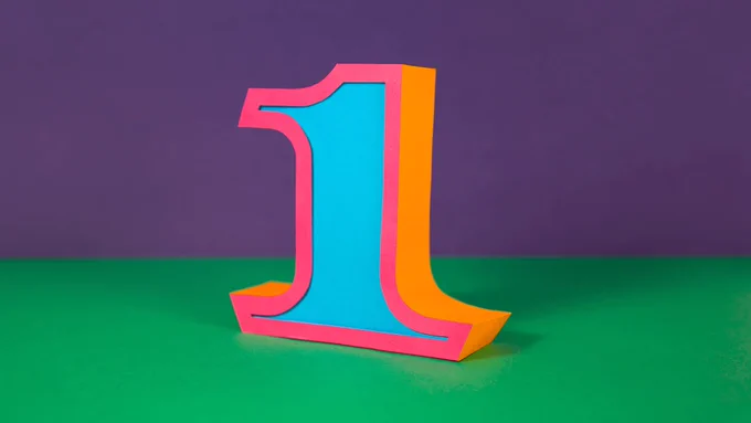 This giant 3d rendered numeral 1 indicates how long Twitter thinks I've been on it. It is very very wrong, my guess is because Musk fired the person who was counting how many years I've had an account. 