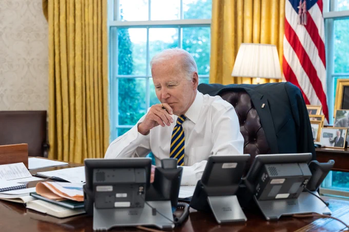 President Biden speaks with Ralph Yarl over the phone.