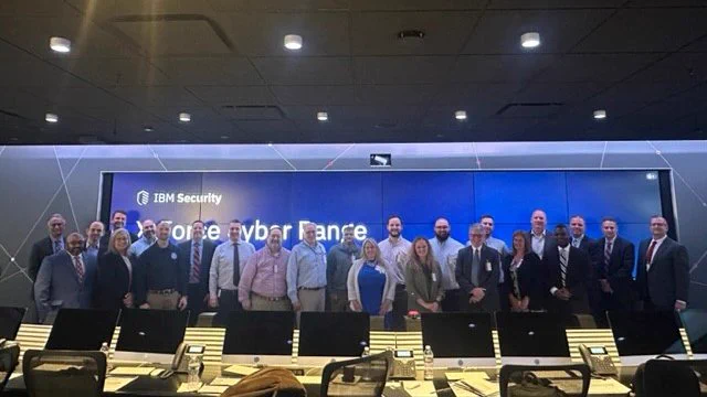 Photo of Administrator Pekoske alongside TSA and IBM staff in Cambridge, MA.