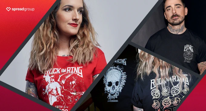Spread Group is the official merch partner of Rock am Ring   Rock im Park! We take over the design creation and production of all #merch products.