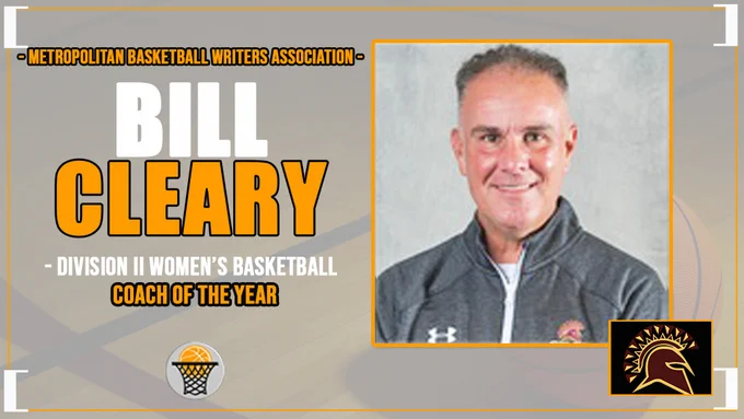 First Year Head Coach Bill Cleary of St. Thomas Aquinas was named the MBWA Women's Div. II Coach of the Year!