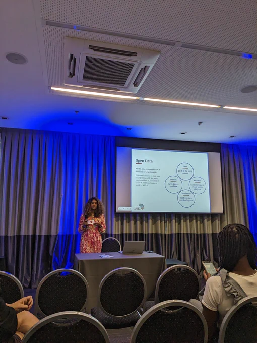 Tricia Govindasamy presents openAFRICA at csvconf