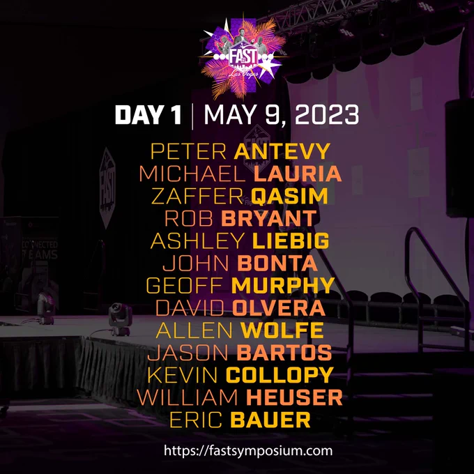 FAST23 - Critical Care Conference - Speakers Day 1