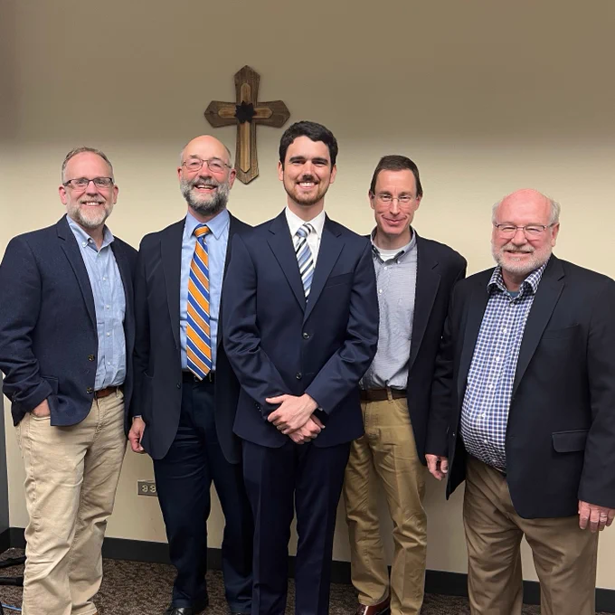 James Cuénod after dissertation defense