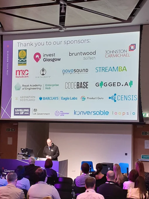 Presentation at Glasgow Tech Fest 