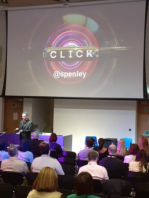 Click presentation at Glasgow Tech Fest 