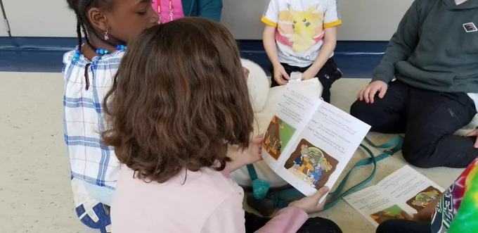 Student reading 