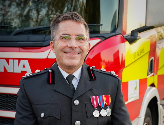 New Deputy Chief Fire Officer for Northamptonshire Fire and Rescue Service, Simon Tuhill