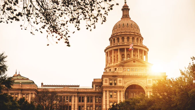 The Texas statehouse, where lawmakers are considering a bill that would end tenure at public universities in the state.