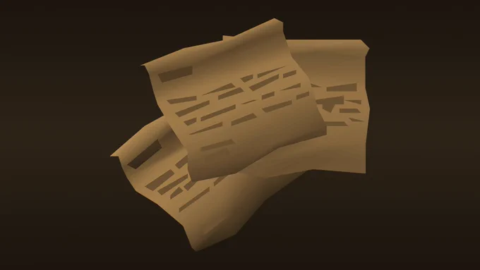 An image of three notes in front of a brown gradient background.