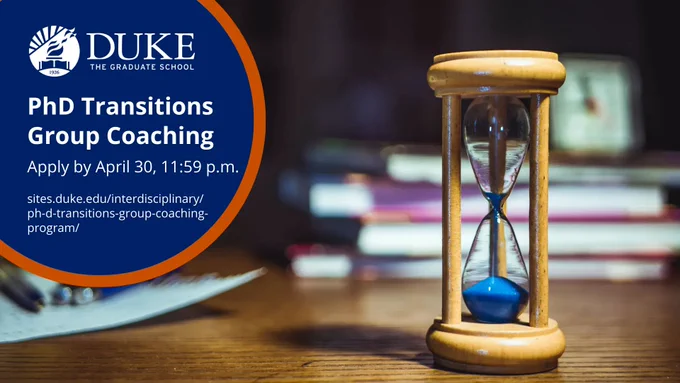 Ph.D. Transitions Group Coaching Program : Apply by April 30