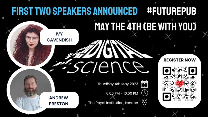 Guest speakers at #FuturePub, May the 4th 2023.