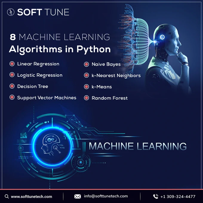 python | pythonprogamming | machinelearning | ml | machinelearningalgorithms machinelearningmodels | artificialintelligence |ai | softtune