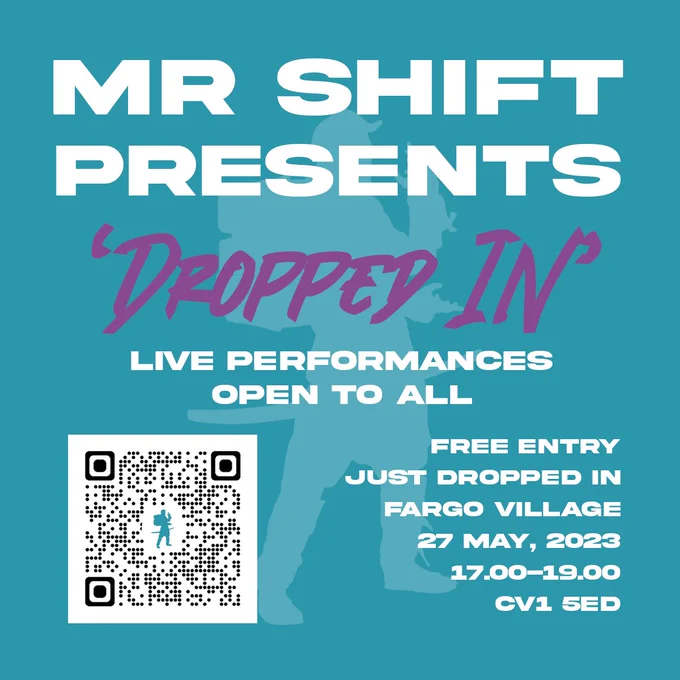 Join me for an evening of free live music at #DroppedIn!

With sets from myself and a special guest👀

🚨 Free entry
🗺️ @Indropped / @FargoVillage #Coventry
📅 May 27th
🕔 17.00 - 19.00

Don't miss out!

🎫Tickets - https://greatredshift.com/events/mr-shift-presents-dropped-in-may/
