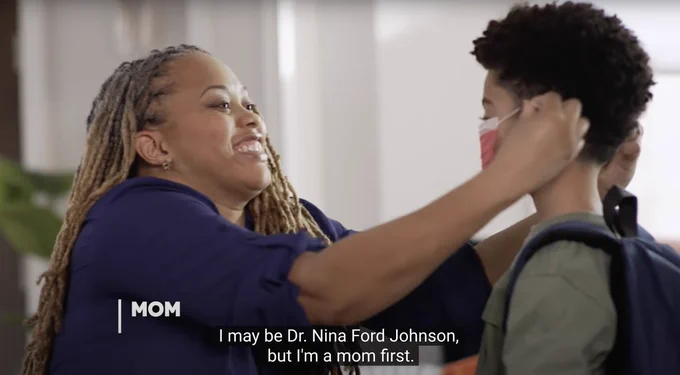 "I’m a Mom First” is one video in a series created by the Federal COVID 19 Public Education Campaign ‘We Can Do This’. The series was informed by culturally tailored messaging to address vaccine hesitancy among African Americans. Credit: National Health Authority 