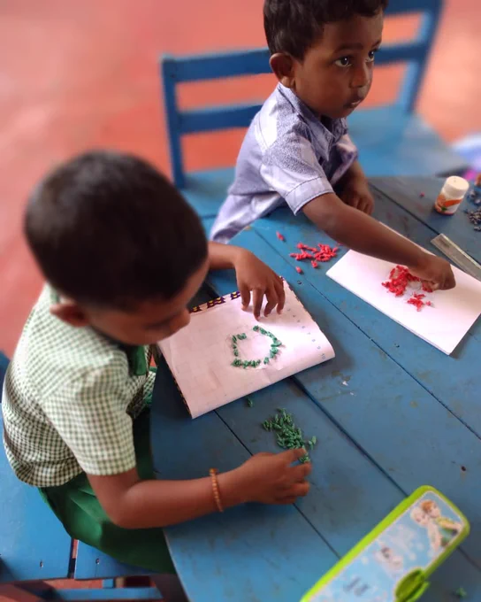 Creative activities help your child's intellectual and cognitive development. Creative activities help your child to develop many thinking skills.