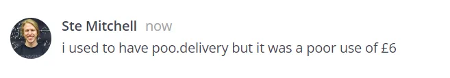 i used to have poo.delivery but it was a poor use of £6

