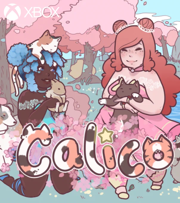 Calico Keyart with an Xbox Logo in the top left corner.