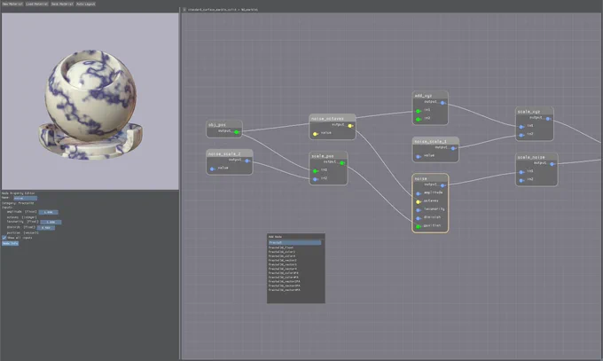 MaterialX Graph Editor