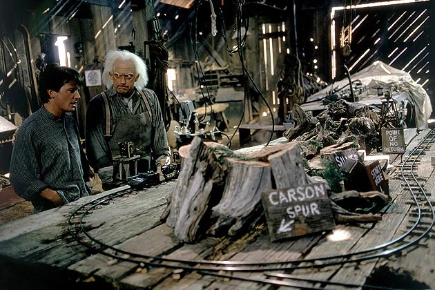 Doc Brown's train model in BTTF3