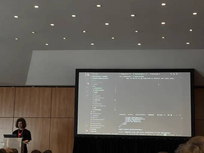 Artem writing a prompt to generate a React Component