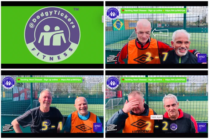 ⚽️ Missed us? Watch our ‘MegaMix 👉 https://youtu.be/rr1gAgbqcs4
Interested? Sign up 👉 https://bit.ly/30QVjze 
#Over50 #Football #CVD #London #Essex #NHS #TimeToTalk #Project84 #THFC #WHUFC #LOFC #Veterans #Diabetes #Parkinsons #EidMubarak Partners: @deliver_success @theCALMzone