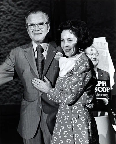 Gov. Briscoe and his wife, Janey, were a devoted couple. From the Dolph Briscoe Papers.
