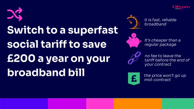 More than half of low-income households are in the dark about bargain broadband deals that could save them around £200 a year.