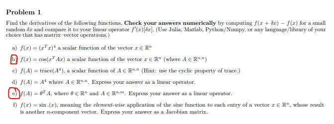 Matlab Assignment Question