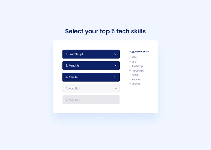 Sortable List Component with Search Input Box Frontend Project